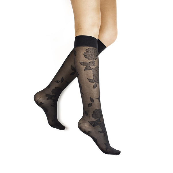 Rejuva Floral Compression Socks 15-20 mmHg
