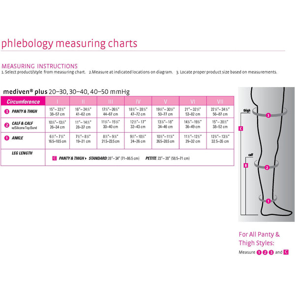 mediven plus, 20-30 mmHg, Thigh High w/ Attachment, Open Toe