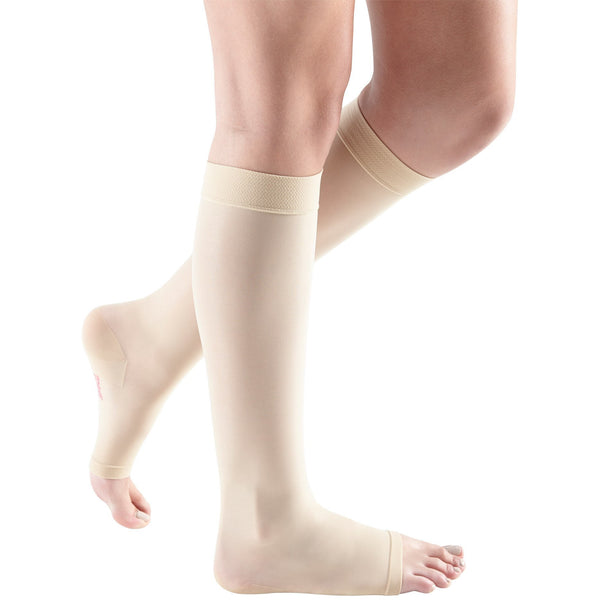 mediven sheer & soft, 20-30 mmHg, Calf High, Open Toe