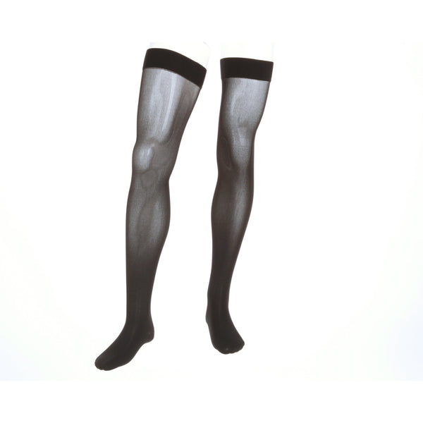 medi assure, 15-20 mmHg, Thigh High W/ Silicone Top-Band, Closed Toe