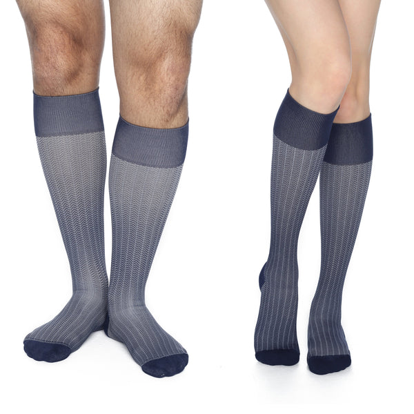 Rejuva Herringbone Compression Socks 15-20 mmHg