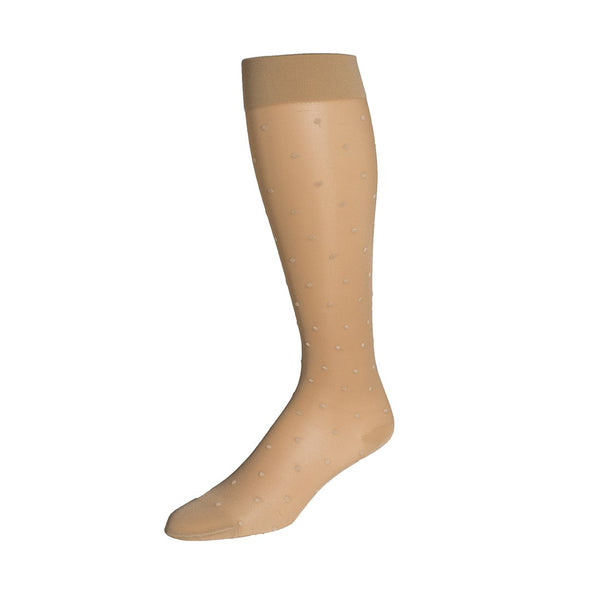 Rejuva Sheer Dot Compression Socks 20-30 mmHg