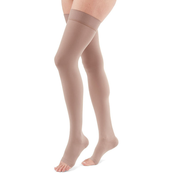 duomed advantage, 30-40 mmHg, Thigh High, Open Toe