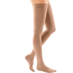 mediven comfort, 20-30 mmHg, Thigh High with Silicone Top-Band, Closed Toe