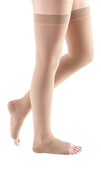 mediven plus 20-30 mmHg thigh open toe petite